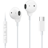 VUNAKE USB C Kopfhörer In-Ear Kopfhörer mit Kabel Mikrofon und Lautstärkeregler In-Ear Ohrhörer USB Type C Kopfhörer Kompatibel mit Samsung Galaxy S23 Ultra/S22/S21/S20/A53 Huawei P40/30 Google Xiaomi