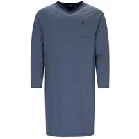 HAJO Nachthemd Premium Cotton Blau M