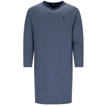 HAJO Nachthemd Premium Cotton Blau M
