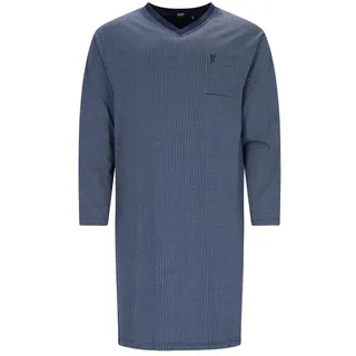 HAJO Nachthemd Premium Cotton Blau M