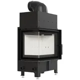 Kratki Kamineinsatz Floki | Eckscheibe links 8 kW