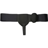 UENXRXE 1 Stück Leistenbruchgürtel Für Männer Und Frauen, Bruchband Flexibel Verstellbarer Herniengürtel Hernienstütze Schmerzlinderung Mit Abnehmbaren Kompressionspolstern(Schwarz)