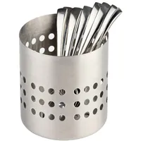 APS Besteckständer Edelstahl Ø 10 cm H: 10 cm Grau