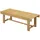 Outsunny Gartenbank 110 x 35 x 38 cm Natur