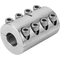 STARRE KUPPLUNG GETEILT L=50 EDELSTAHL, D4=34, D1=15