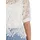 Monari Pullover mit Spitzenmuster Weiß 42