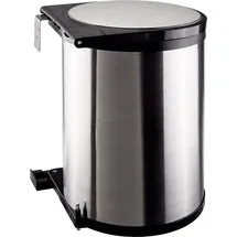 Hti-Living Einbau Mülleimer 12 l Silber