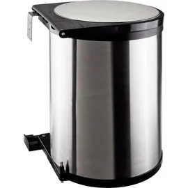 Hti-Living Einbau Mülleimer 12 l Silber