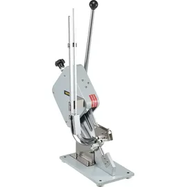 Vevor Hochwertige manuelle u-förmige Wurst-Klipper-Schneidemaschine mit einer Schachtel Clips (5000 Stk.), robuste Brot Schneidemaschine aus A304-Feinstahl, klappbarer Allesschneider, 37x19x57 cm