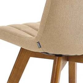 Beliani Esszimmerstuhl 2er Set CALGARY