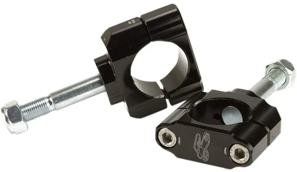 Renthal 5 Mm Offset Kx250/450f 09-20&yz125/250 17-20 Lenkerklemmung - Black - 36 mm