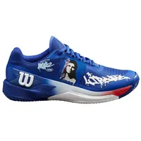 Wilson Damen Rush Pro 4.0 Hope Paris Clay Tennisschuhe Sandplatzschuh Blau - Weiß 38 2/3 - 38 2/3 EU