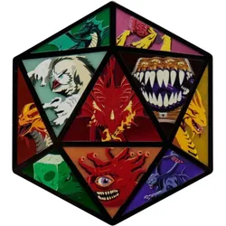 D&D 50th Anniversary D20 Monster Medaillon