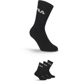 Fila Unisex Crew Sportsocken Sportsocken im 9er Pack Stretch schwarz 43-46