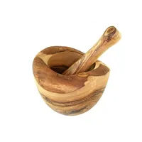 Olivenholz-erleben Olivenholz Mörser Durchmesser 12 cm