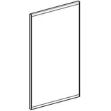 Geberit Option Plus 40x70cm, Alu elox., dir./ind. Beleucht.