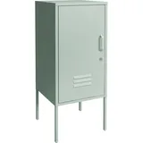 [en.casa] Nachtschrank Hausjärvi 82x35x35 cm Stahl Mintgrün