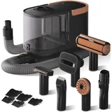 fudajo Haustier Pflegeset Schermaschine 6in1 Schwarz
