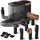 fudajo Haustier Pflegeset Schermaschine 6in1 Schwarz