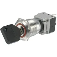 TRU Components 704395 LAS1-BGQ-11Y/21 Schlüsselschalter 250 V/AC 5A 1