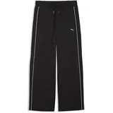 Puma Sporthose "T7 Trainingshose Damen", Damen, Gr. XL, Normalgrößen, schwarz, Obermaterial: 100% Nylon. Tasche – Oben: 100% Polyester, unifarben, relaxed fit, Hosen Sporthose