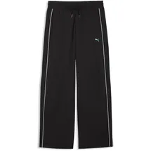 Puma Sporthose "T7 Trainingshose Damen", Damen, Gr. XL, Normalgrößen, schwarz, Obermaterial: 100% Nylon. Tasche – Oben: 100% Polyester, unifarben, relaxed fit, Hosen Sporthose