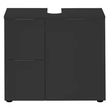 Waschbeckenunterschrank Porto schwarz B/H/T: ca. 70x60x35 cm - Schwarz