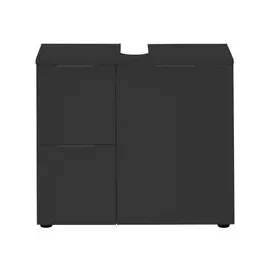 Waschbeckenunterschrank Porto schwarz B/H/T: ca. 70x60x35 cm - Schwarz