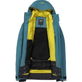 CMP Man Jacket Fix Hood Antracite-Nilo Blau L