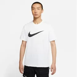 NIKE Lifestyle - Textilien - T-Shirts Swoosh, WHITE/BLACK, M