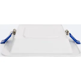 efectoLED Einbaustrahler 9W eckig weiß Aluminium