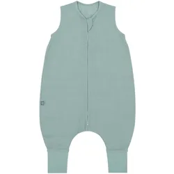 emma & noah Sommer-Sleepoverall Leinen 0.5 TOG, gruen, 100
