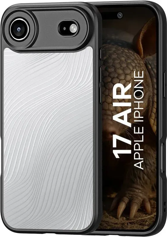 Dux Ducis Aimo Hülle für iPhone 17 Air - Transparent mit Schwarzem Rahmen
