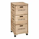 Five Nachtschrank 5five Simply Smart 34 x 34 x 82 cm Beige