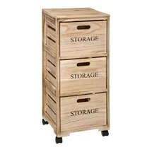 Five Nachtschrank 5five Simply Smart 34 x 34 x 82 cm Beige