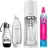 white + PET-Flasche 0,5 l + 2 PET-Flaschen 1 l + Zylinder