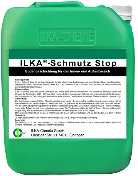 Bodenbeschichtung ILKA Schmutz Stop 20 L Bodenbeschichtung für den Innen- und Außenbereich