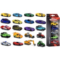Majorette - 5 Spielzeugautos – 1 von 4 verschiedenen Sets, mit Freilauf und Lizenz, Modellauto-Set im Miniaturformat für Kinder ab 3 Jahren (je 7,5 cm)