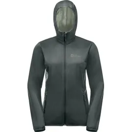 Jack Wolfskin Damen Windhain Hoodie Jacke (Größe S, gruen)
