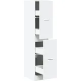 vidaXL Apothekerschrank 30 x 41 x 144,5 cm Weiß