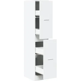 vidaXL Apothekerschrank 30 x 41 x 144,5 cm Weiß