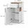 Vicco Eden Midischrank 40 x 84 x 37 cm Weiß