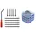 Gedore red Befestigungsclip-Set 676-tlg mit Demontagehebel