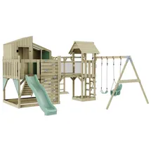 OUTDOORTOYS Spielturm Emma Holz Mintgrün