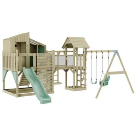 OUTDOORTOYS Spielturm Emma Holz Mintgrün