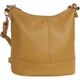 Cluty Umhängetasche Leder Gelb