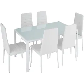 Tectake Brandenburg 7-tlg. weiß