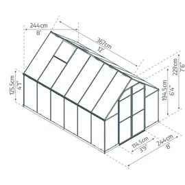 CANOPIA Essence Alu Silber HKP 4 mm 9 m2