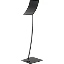 Sprintis update displays Infoständer Konkav schwarz DIN A4 29,5 x 29,5 x 109,0 cm, 1 St.