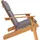 vidaXL Adirondack 126 x 51 x 90 cm Braun